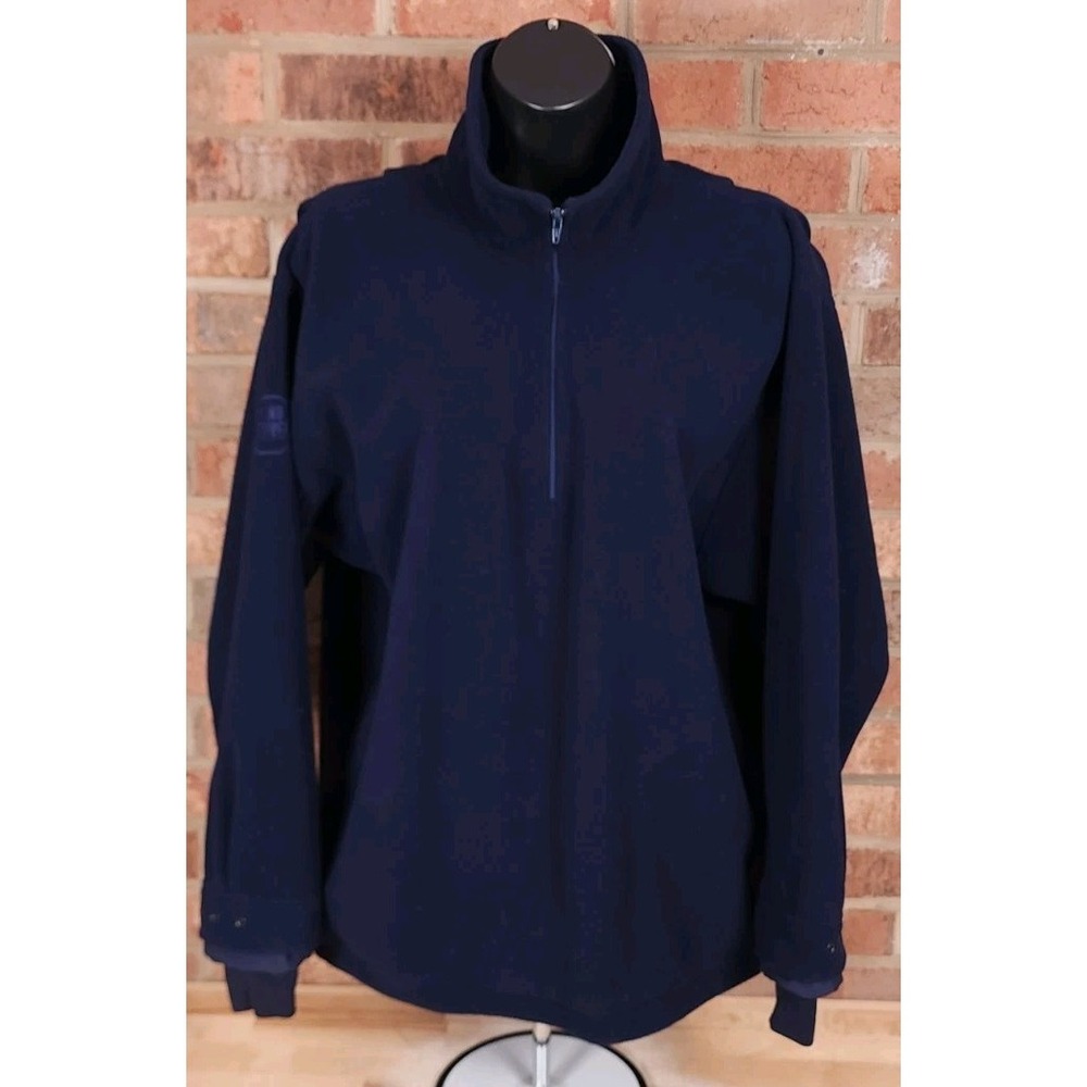 Zero Restriction Jacket Womens Small Full‎ Zip Golf Fleece Jacket Blue 1/4 Zip